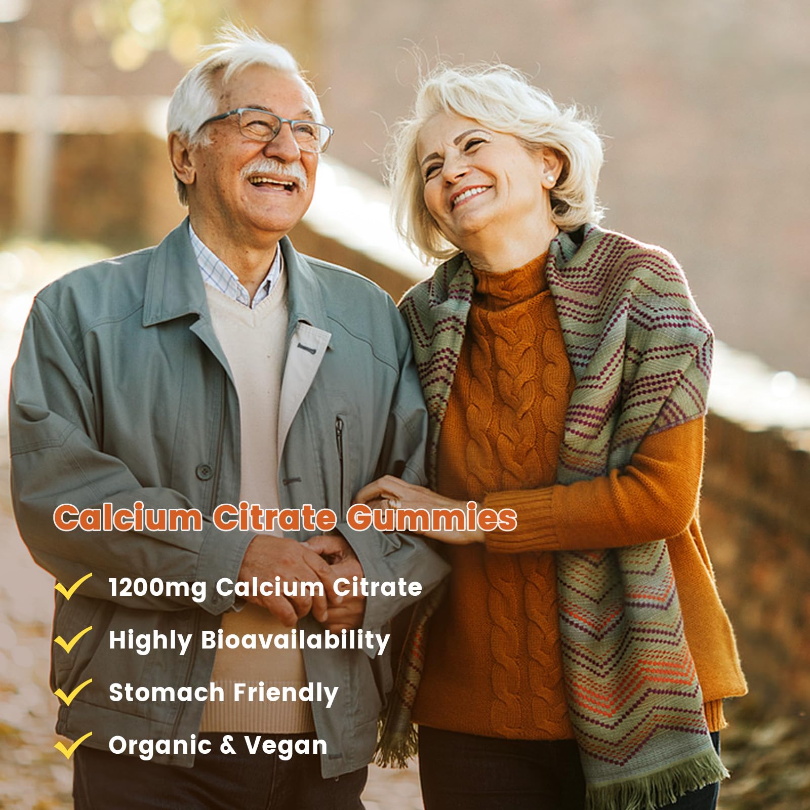 GONGOTA Calcium Citrate 1200mg with Vitamin D3 Gummies, Chewable Calcium for Bone, Muscle, Joints, Immune Support, Calcium Supplements for Women & Men,Sugar Free, Pineapple Flavor - 120 Gummies GONGOTABuy Supplements Australia