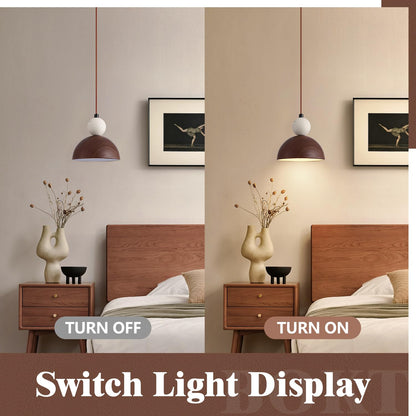 BOKT Wabi Sabi Pendant Light Nordic LED Ceiling Hanging Light Modern Natural Stone Pendant Light Adjustable Dimmable Walnut Mini Chandelier for Dining Room Living Room BOKTBuy Supplements Australia