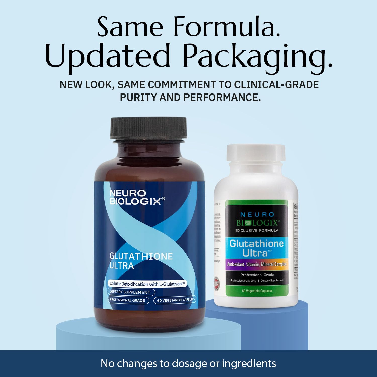 Neurobiologix Glutathione Ultra, L-Glutathione Antioxidant Complex with Vitamin C, A, B2, B6, Zinc, Selenium, Manganese, Taurine & Quercetin for Cellular Health, Gluten Free, 60 Vegetarian Capsules NeurobiologixBuy Supplements Australia