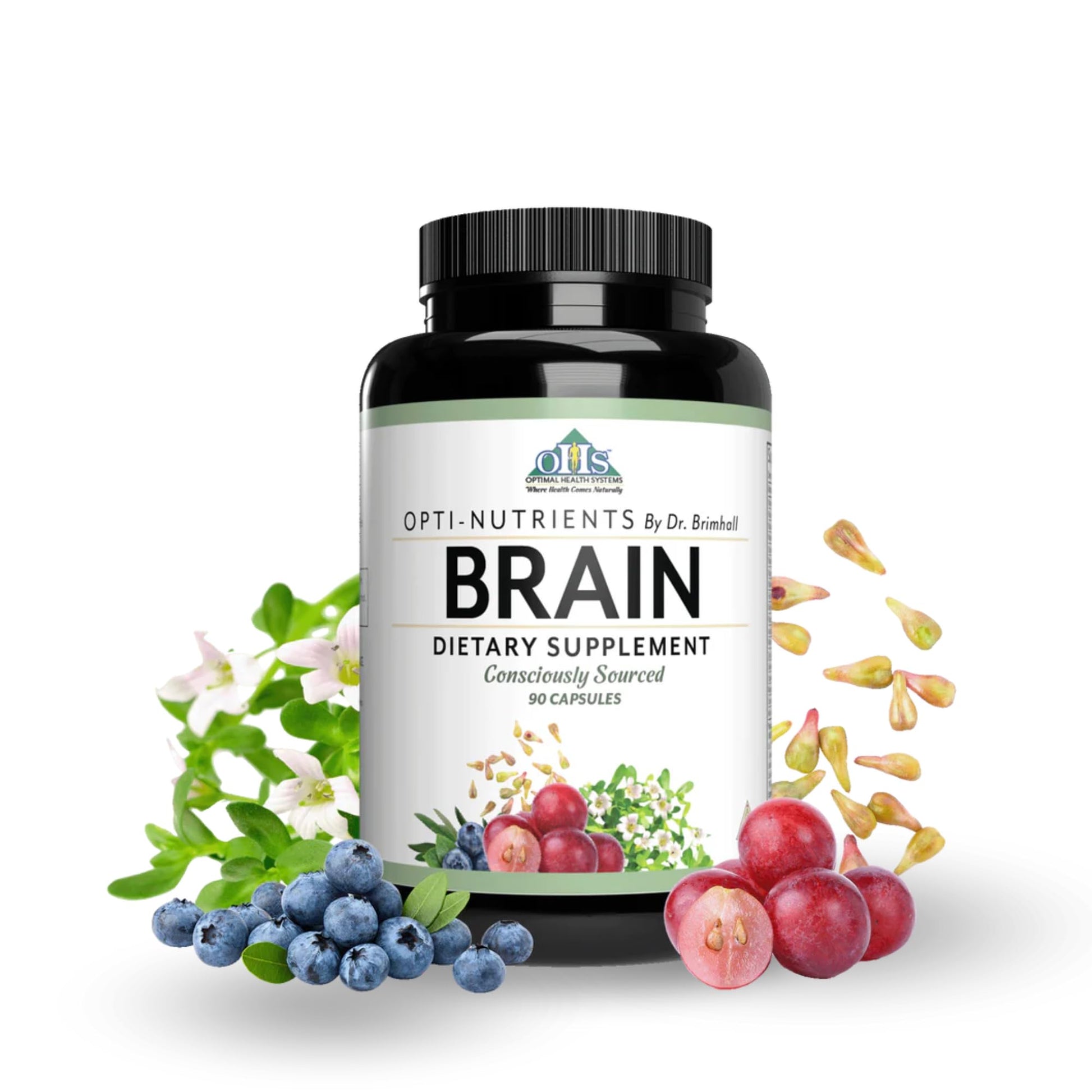 Optimal Health Systems Brain | Most Comprehensive Nootropic + Enzyme Delivery | 700 mg Scientific Neuroenhancment Blend | Boost Mood, Memory & Focus | 90 Capsules Optimal Health SystemsBuy Supplements Australia