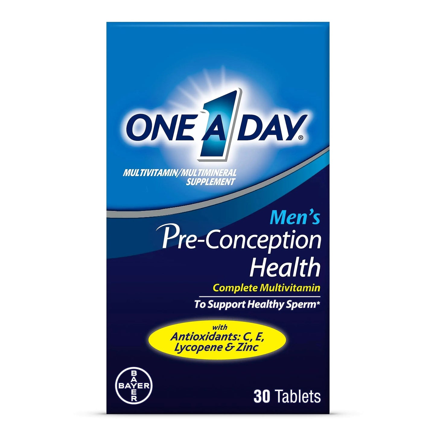 One A Day Men's Pre-Conception Health Multivitamin to Support Healthy Sperm, Supplement for Men ONE A DAYBuy Supplements Australia