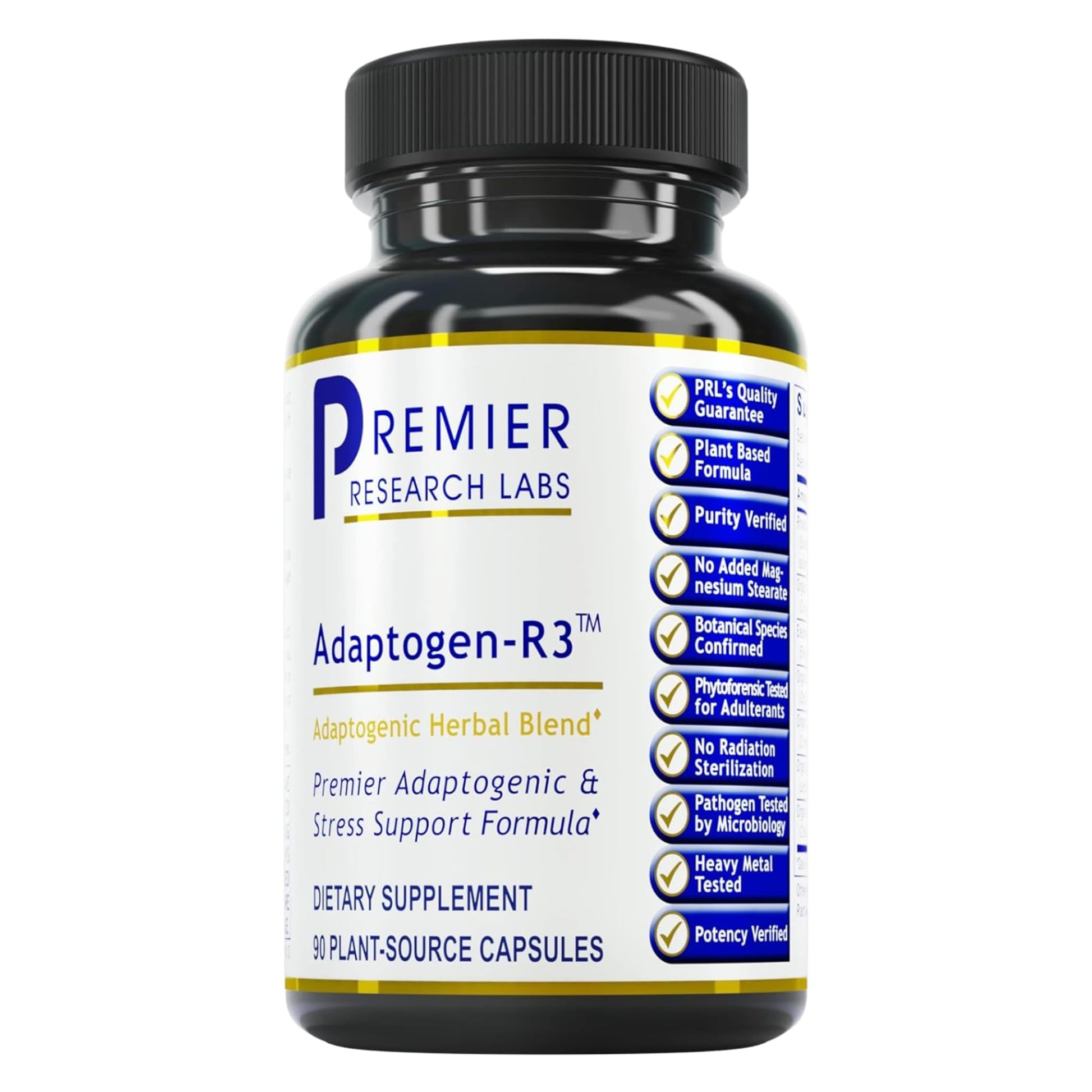 Premier Research Labs Adaptogen-R3 Supplement - Rhodiola Rosea Supplement with Maca Root, Adaptogen Complex for Stress, Heart & Metabolic Health - 90 Vegetarian Capsules Premier Research LabsBuy Supplements Australia