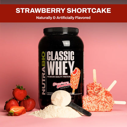 NutraBio Classic Whey Protein Powder - No Fillers, Artificial Colors, Preservatives NutraBioBuy Supplements Australia