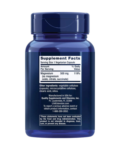 Life Extension One-Per-Day Multivitamin – Packed with Over 25 Vitamins, Minerals & Plant Extracts & Magnesium Caps, 500 mg, Magnesium Oxide, Citrate, Succinate, Heart Health Life ExtensionBuy Supplements Australia