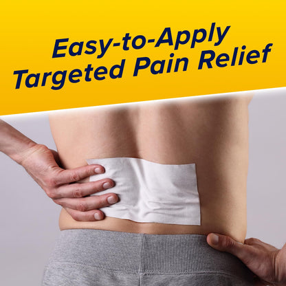 Aspercreme Lidocaine Pain Relief Patch XL for Back, Neck & Shoulder Pain, Topical Patches with Max-Strength 4% Lidocaine & Flexible Fabric Numbs Away Pain, 3 Ct. AspercremeBuy Supplements Australia