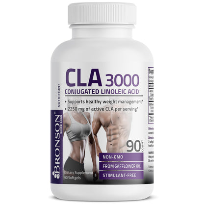Bronson CLA 3000 Extra High Potency Supports Healthy Weight Managem
