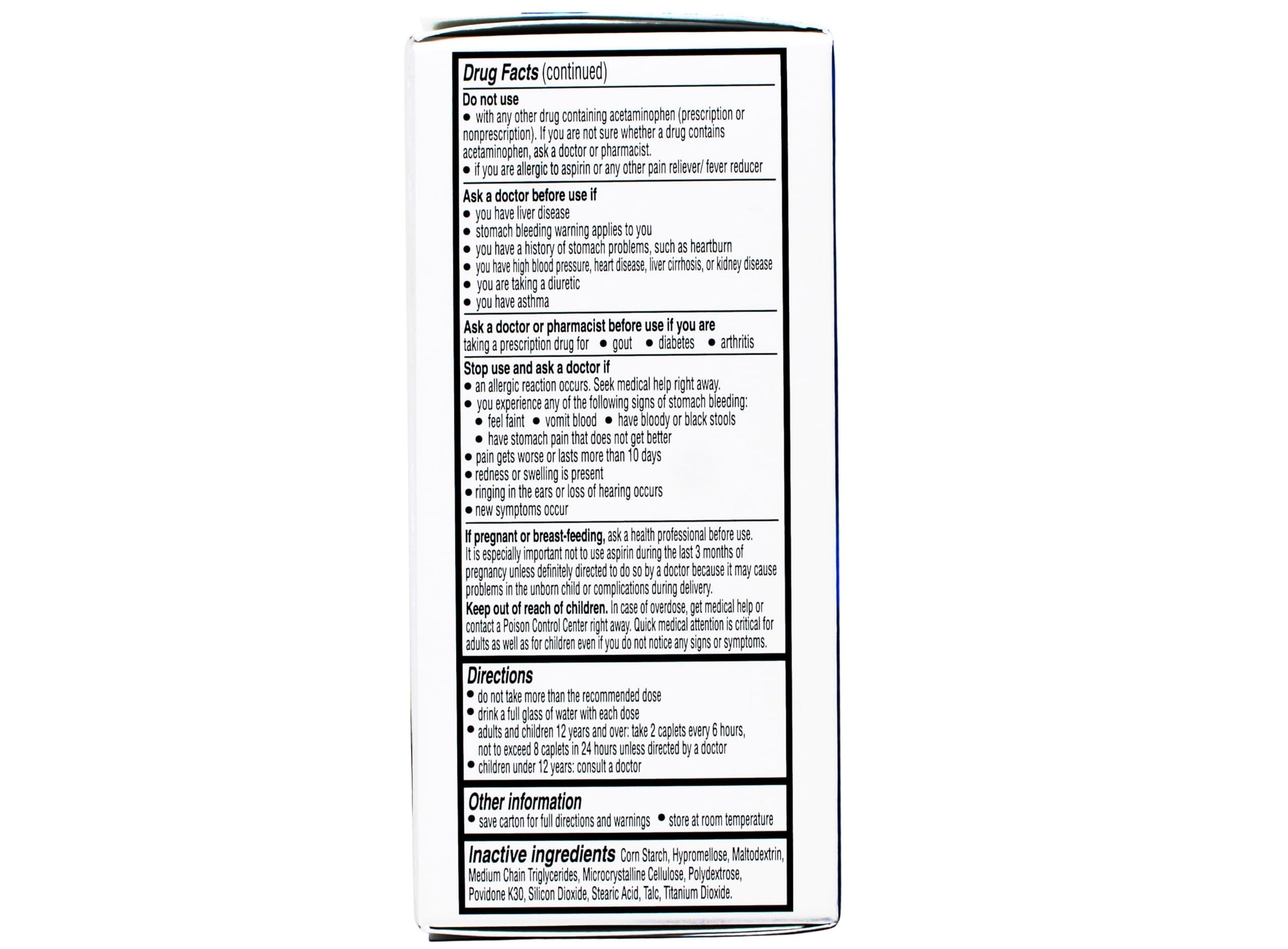 Vanquish Extra Strength Pain Reliever Headache Relief Aspirin Acetaminophen Caffeine 100 Coated Caplets (Pack of 2) VanquishBuy Supplements Australia