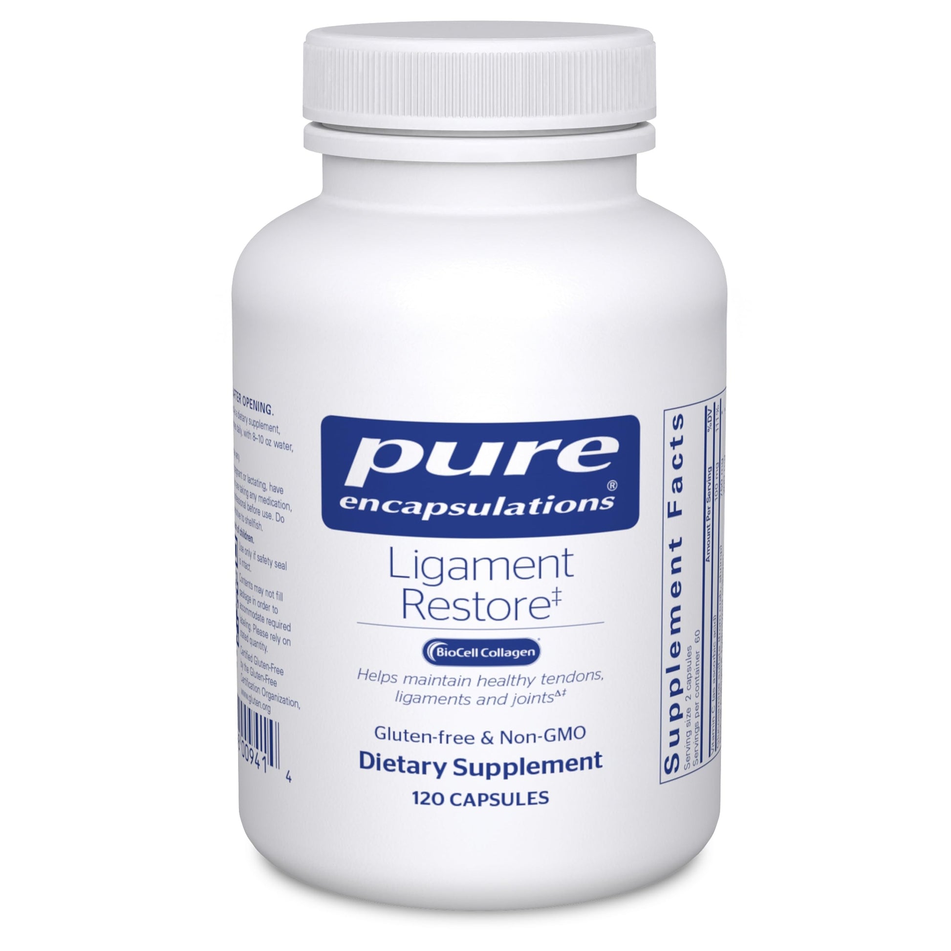 Pure Encapsulations - Ligament Restore - Dietary Supplement Helps Maintain Healthy Tendons, Ligaments and Joints - 120 Capsules Pure EncapsulationsBuy Supplements Australia