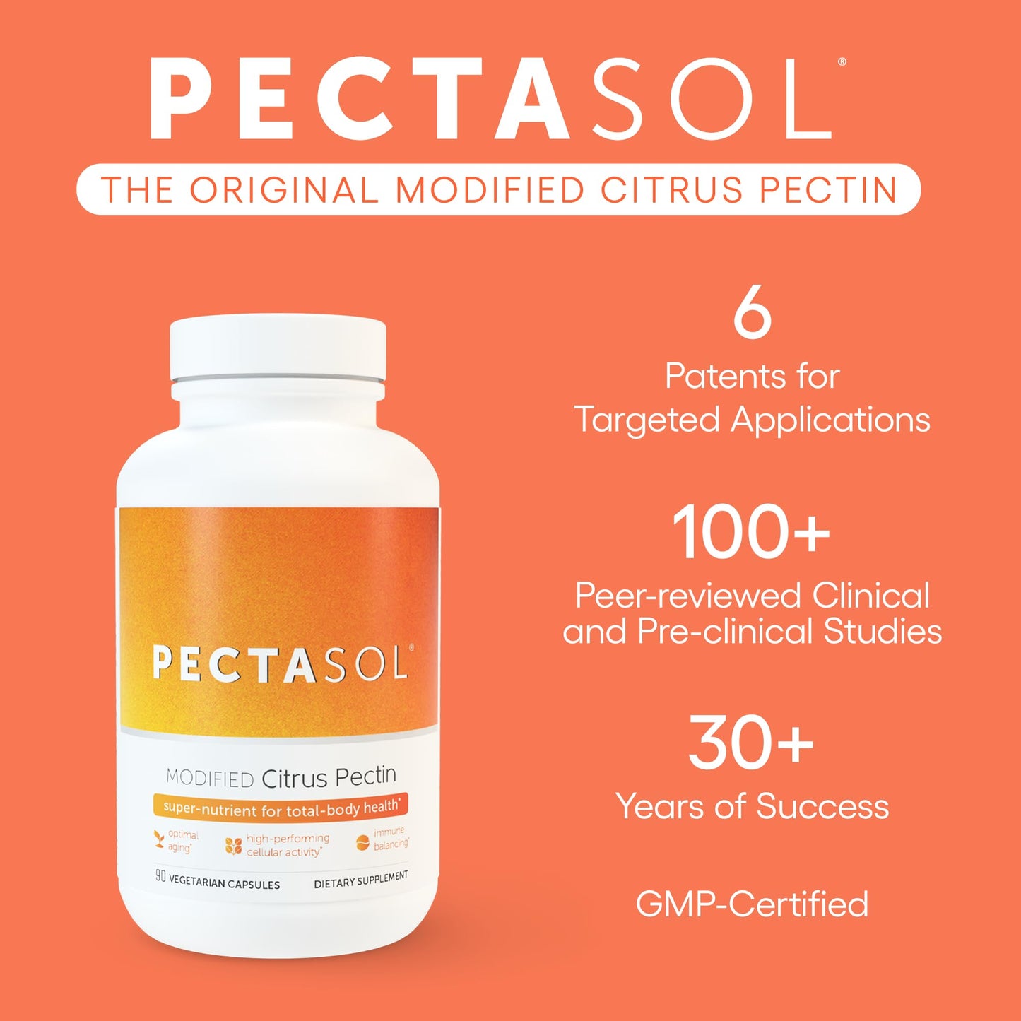 PectaSol Modified Citrus Pectin – 184g Berry Powder – Total-Body Health Supplement to Support the Heart, Immune System, Inflammation Response & Healthy Aging + Maintain Healthy Galectin-3 Levels EcoNugenicsBuy Supplements Australia
