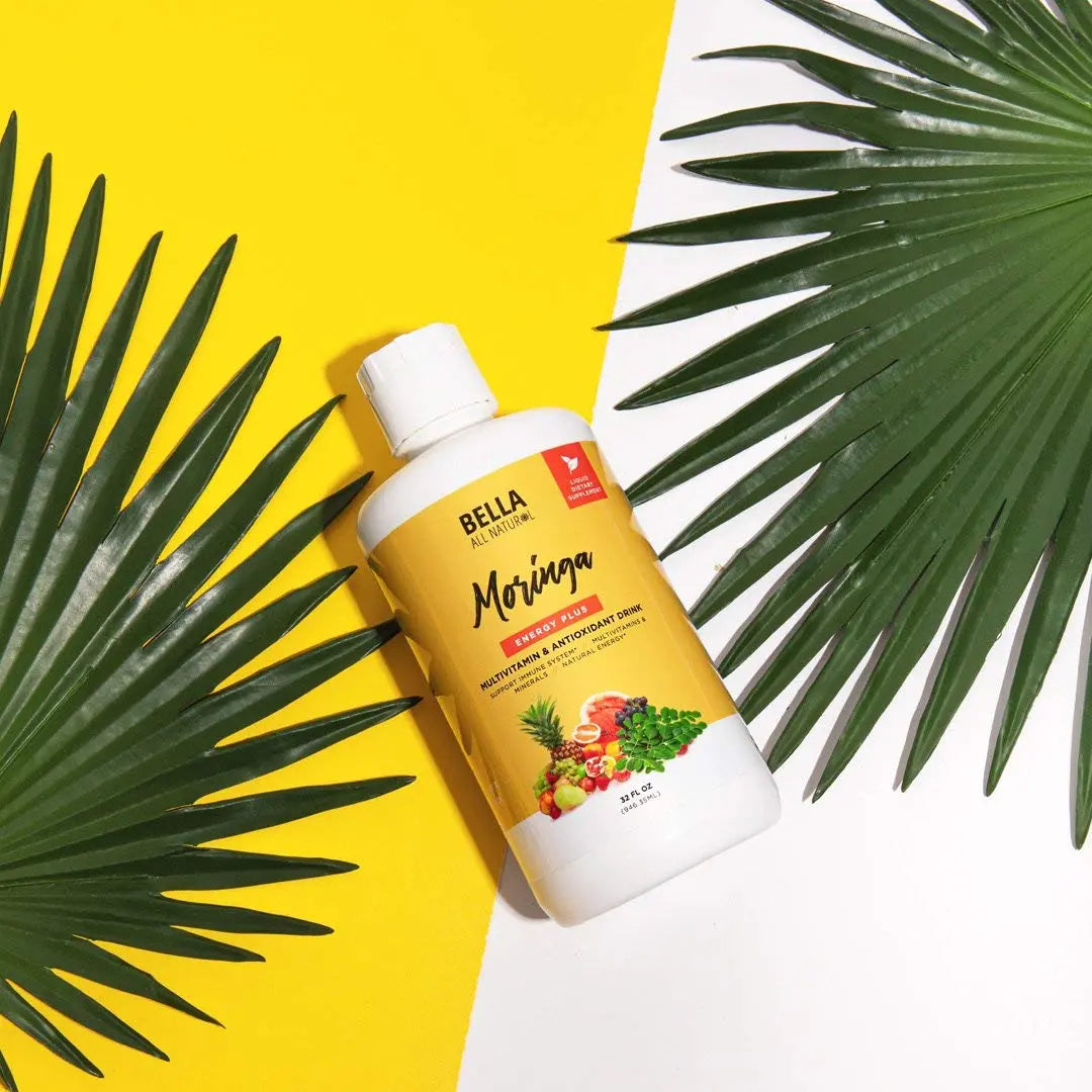 Bella All Natural Moringa Juice Energy Plus - Multivitamin and Antioxidant Drink - 32oz Bella All Natural