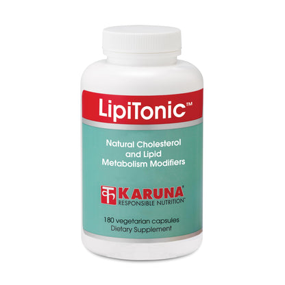 Karuna Lipitonic - 180 Vegetarian Capsules - Blend of Vitamins, Minerals, and botanicals Supporting Healthy Cholesterol Levels Already in the Normal Range and Promote Healthy lipid Metabolism KarunaBuy Supplements Australia