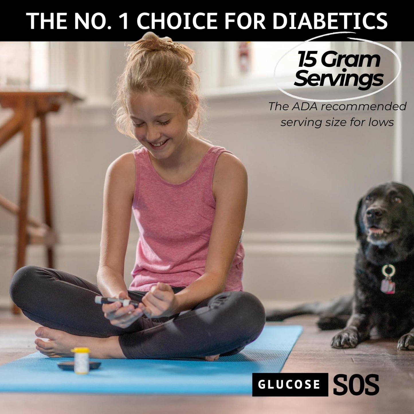 Glucose SOS Glucose Powder Packets with Natural Dextrose, Fast-Absorption That Instantly Dissolves in Your Mouth with No Water Needed, Sweet & Tangy 12 Servings Glucose SOSBuy Supplements Australia