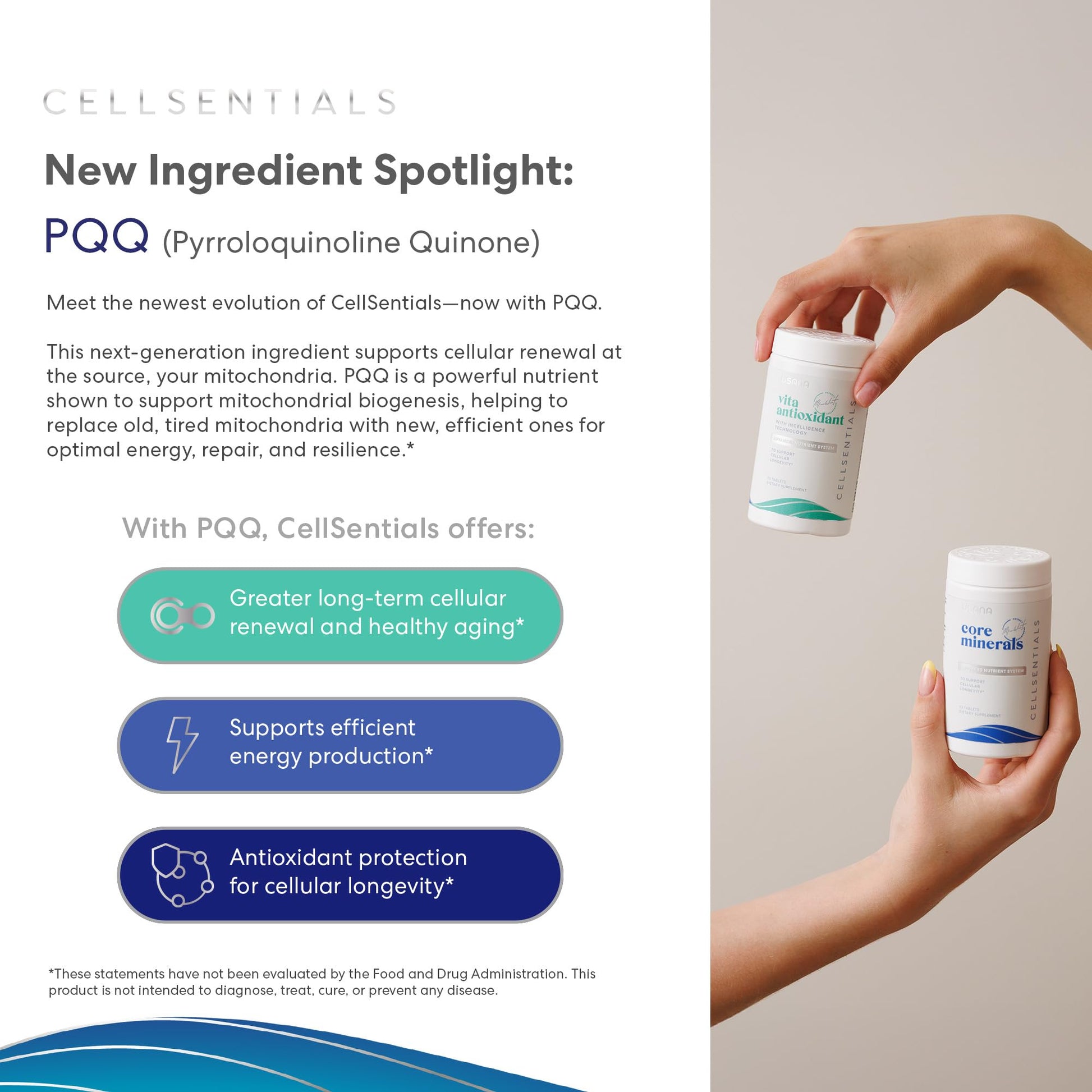USANA CellSentials - Core Minerals and Vita Antioxidant with InCelligence Technology to Support Total Body Health* - 112 Tablets Per Bottle - 28 Day Supply USANABuy Supplements Australia