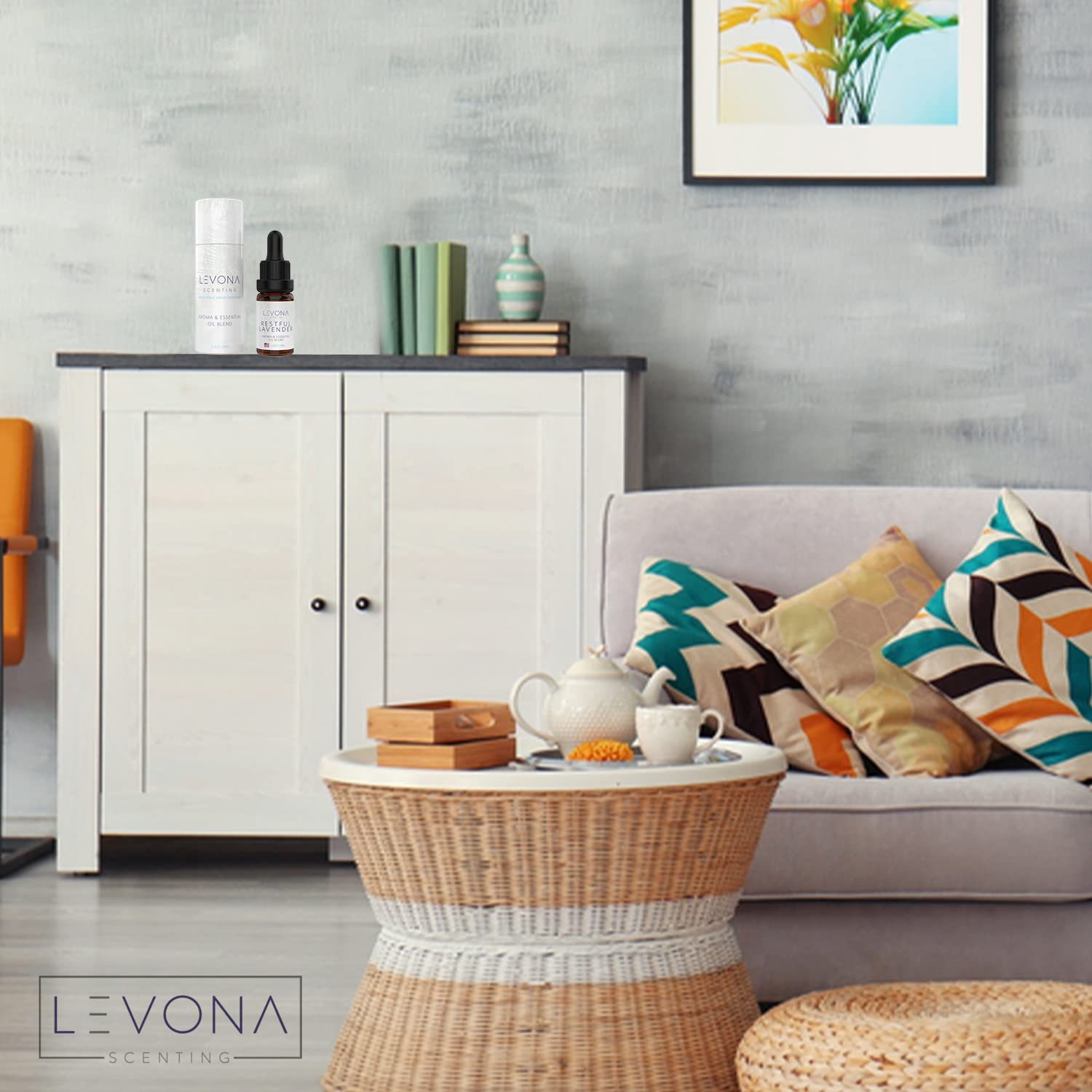 Levona Scents Pure Essential Oils for Diffusers for Home Luxury Scents - Restful Lavender Essential Oil LEVONA SCENTBuy Supplements Australia