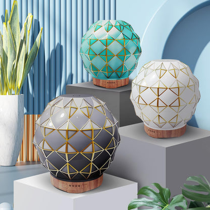 Youenkity Essential Oil Diffuser, Glass Ultrasonic Aromatherapy Diffuser with 7 Color LED Lights YOUENKITYBuy Supplements Australia