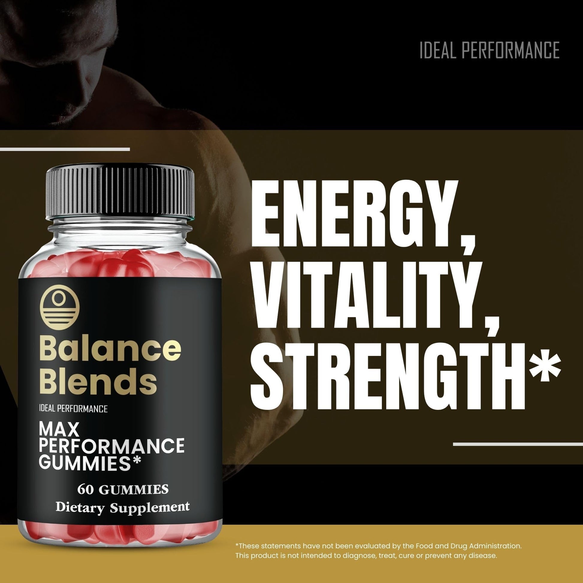 Balance Blends Gummies, Balance Blends Male Performance Gummies, Maximum Strength, All Natural Supplement for Energy, Stamina & Performance, Advanced Formula BalanceBlends Support Reviews (3 Pack) IDEAL PERFORMANCEBuy Supplements Australia