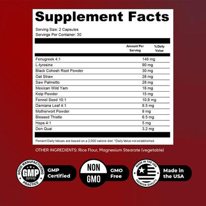 Nature’s NutriWave Alpha XtraBoost Capsules – Natural Men’s Supplement with Saw Palmetto, Fenugreek, L-Tyrosine & Herbal Blend, Made in USA – 60 Caps, 1 Month Supply Nature’s NutriWaveBuy Supplements Australia