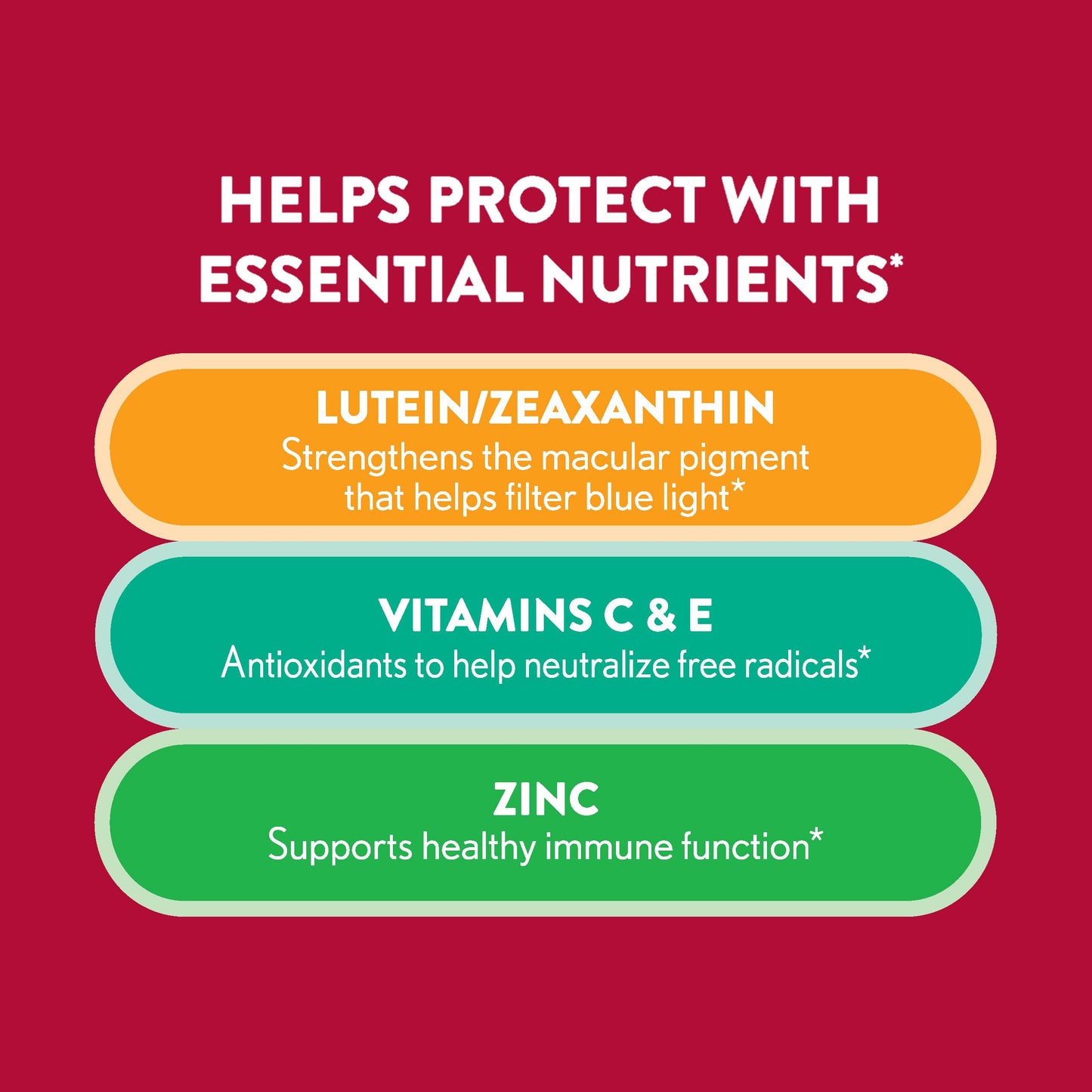 Ocuvite Vitamin & Mineral Supplement for Eye Health Adult Gummies OcuviteBuy Supplements Australia