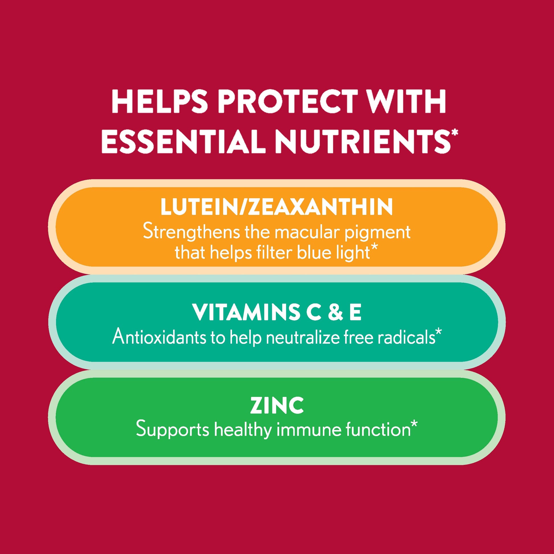 Ocuvite Vitamin & Mineral Supplement for Eye Health Adult Gummies OcuviteBuy Supplements Australia