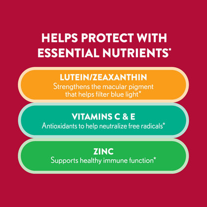 Ocuvite Vitamin & Mineral Supplement for Eye Health Adult Gummies OcuviteBuy Supplements Australia