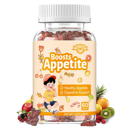 Appetite Booster Gummies for Kids Adults – Natural Blend of Hawthorn Zinc Carrot Supports Digestion Helps Increase Appetite, Promotes Healthy Eating Habits for Picky Eaters (Mixed Fruit Flavor) HeallianceBuy Supplements Australia