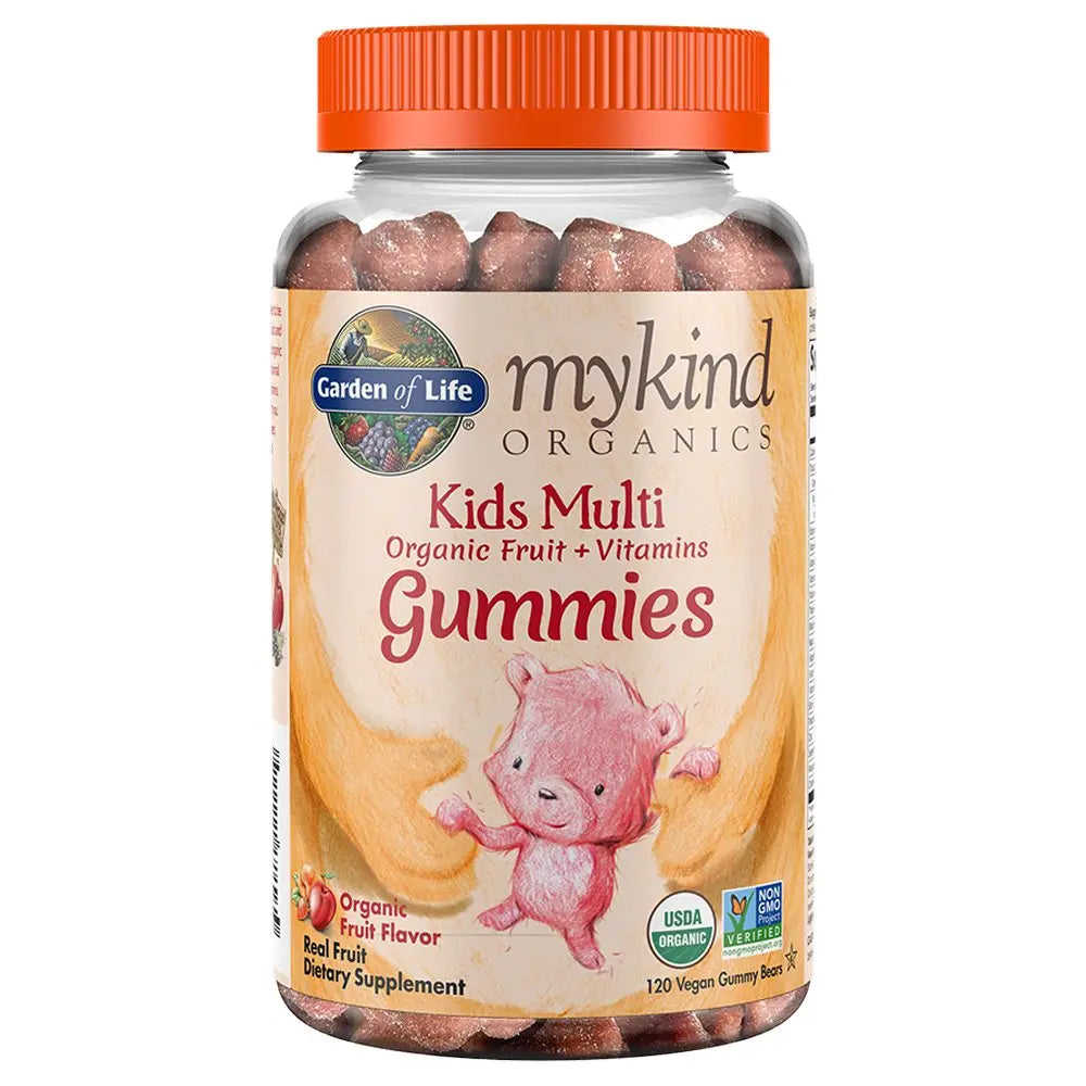 Garden of Life Men's Whole Food Multivitamin 120 Count and Kids Organic Fruit Gummy Vitamins 120 Count Garden of LifeBuy Supplements Australia
