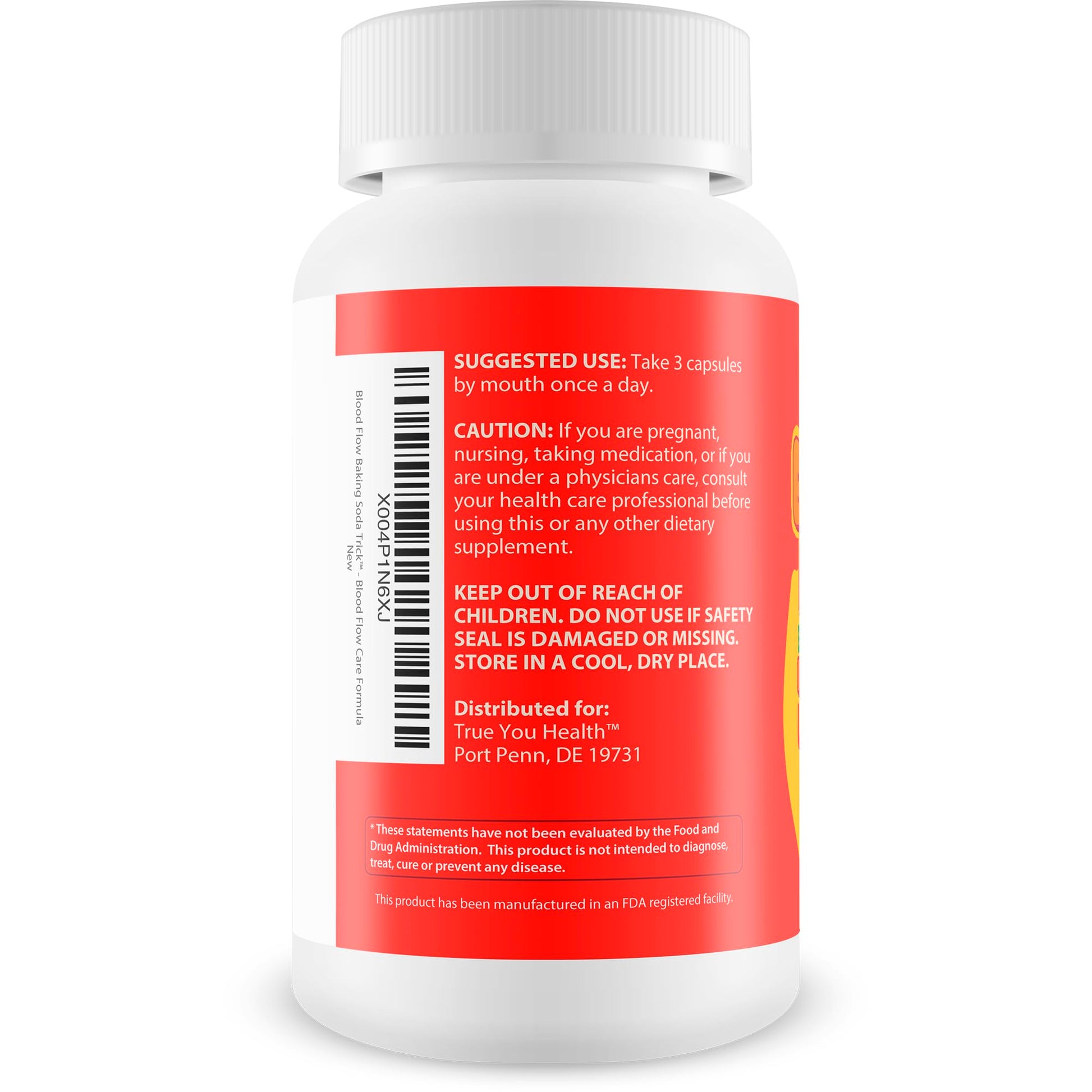 Baking Soda Trick for Men - Our Best Blood Flow Pills - Male Circulation Supplement for Advanced Blood Flow Care - Natural Circulation Supplements - Blood Circulation Supplements for Men True You HealthBuy Supplements Australia