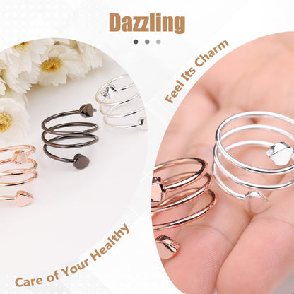 Jecanori Copper Rings for Women,Magnetic Ring Adjustable Love Heart Copper Rings JecanoriBuy Supplements Australia