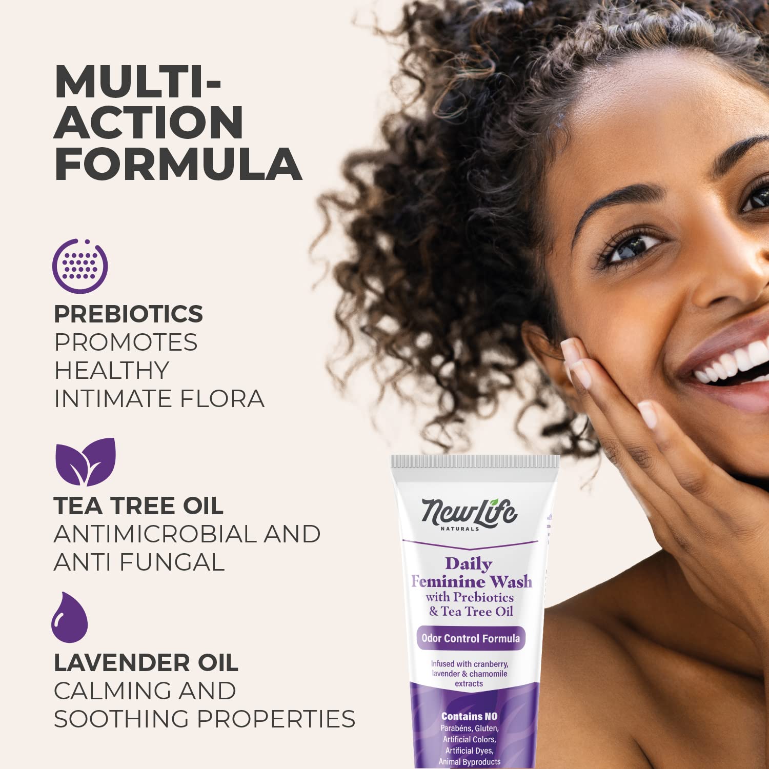 NewLife Naturals Daily Feminine Wash for pH Balance and Odor Control for Feminine Hygiene Intimate Wash NewLife NaturalsBuy Supplements Australia