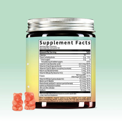 Bears with Benefits Immune Support Gummies – Vitamin C, D, B6 & B12 – Daily Immune Boost – Vegan, Naturally Flavored (30 Gummies) Bears with BenefitsBuy Supplements Australia