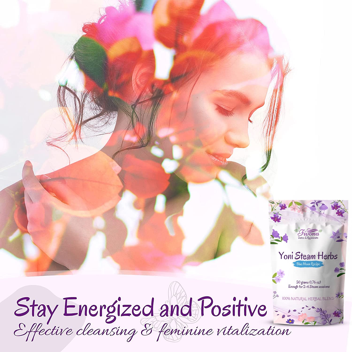 FIVONA Yoni Steaming Herbs - For Feminine Use And Rituals - V-Detox, Cleanse, Wash, Odor Control FIVONABuy Supplements Australia
