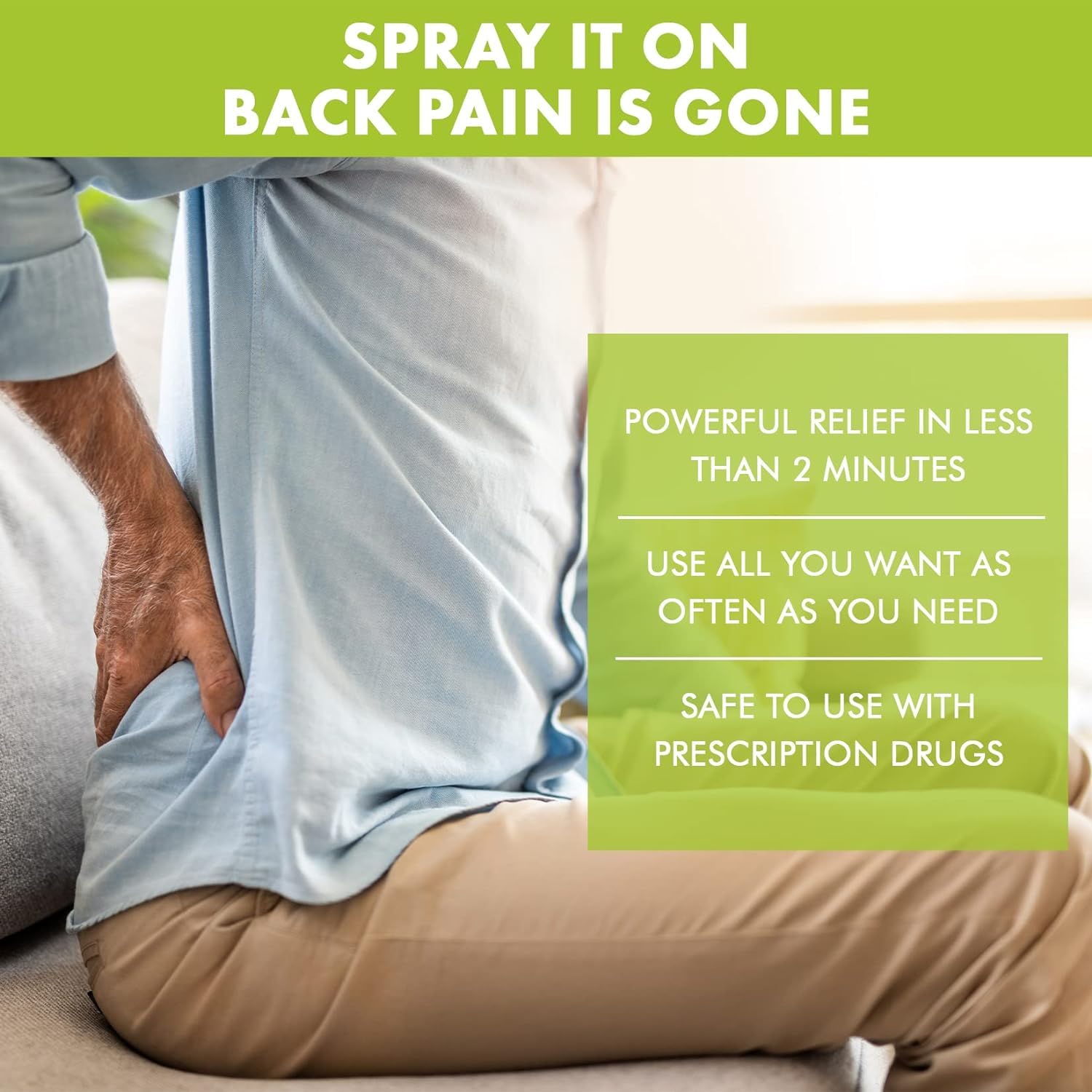 Premiere's Pain Spray All-Natural Menthol & Peppermint Oil Herbal Blend for Joint and Nerve Pain, Muscle Soreness, Sprains, Cramps, Sports Injuries, Back Pain & Neck Shoulder Aches - One Pack Premiere's Pain SprayBuy Supplements Australia