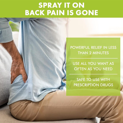Premiere's Pain Spray All-Natural Menthol & Peppermint Oil Herbal Blend for Joint and Nerve Pain, Muscle Soreness, Sprains, Cramps, Sports Injuries, Back Pain & Neck Shoulder Aches - One Pack Premiere's Pain SprayBuy Supplements Australia