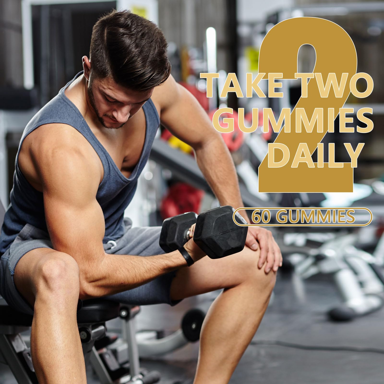 Rulinal Boost Alpha Gummies for Men | Oyster Shilajit Gummies for Adults | Enhances Strength & Immune Support | with Oyster, Shilajit, Vitamin B3, Maca Powder | Non-GMO & Vegan | 60 Gummies RulinalBuy Supplements Australia