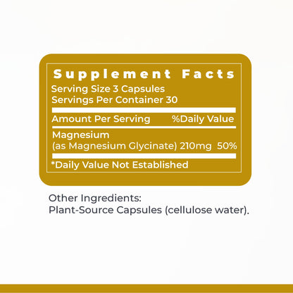 Premier Research Labs Magnesium Glycinate Supplement - Pure Magnesium, High Absorption, Supports Sleep Quality, Chelated, Vegan, Third Party Tested, Premier Energy Support - 90 Capsules Premier Research LabsBuy Supplements Australia