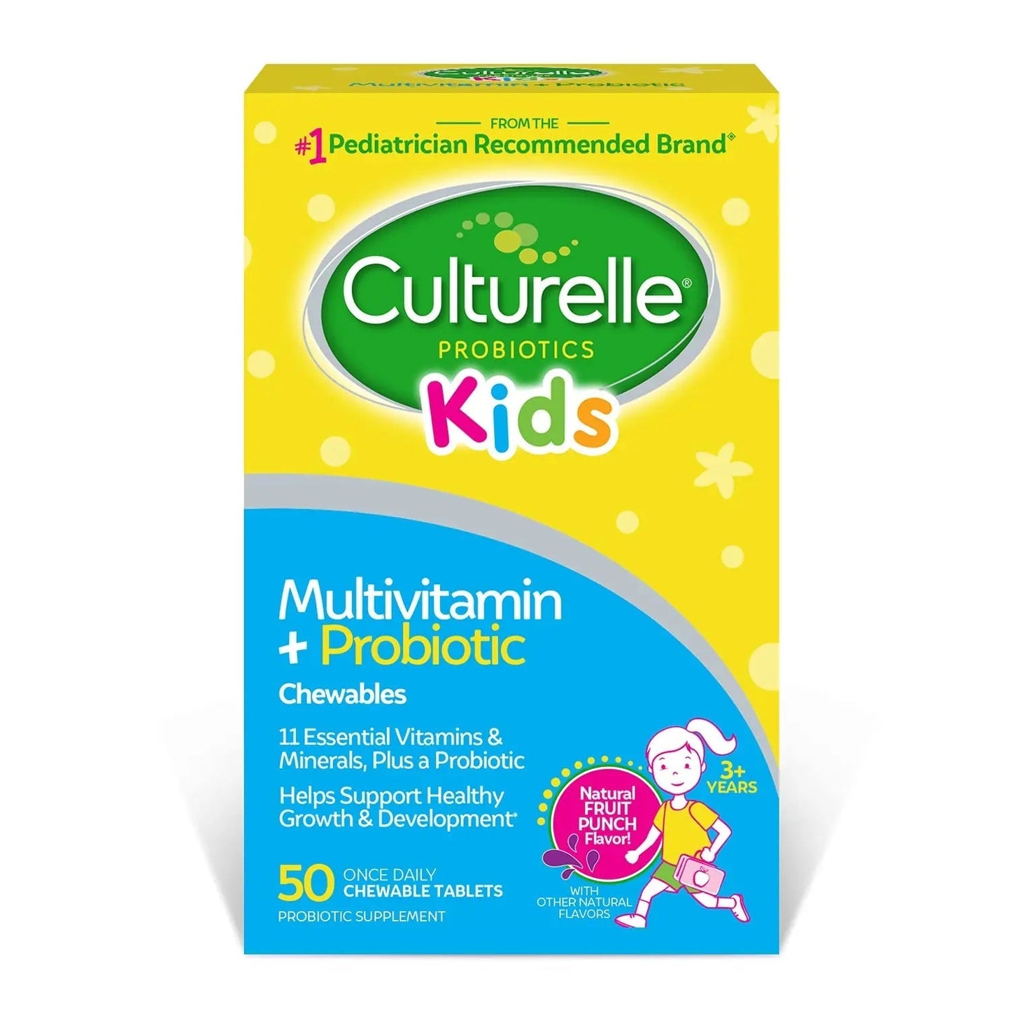 Culturelle Kids Complete Multivitamin + Probiotic Chewables, 50 Count Baby Immune & Digestive Support Probiotic + Vitamin D Drops, 30 Day Supply CulturelleBuy Supplements Australia