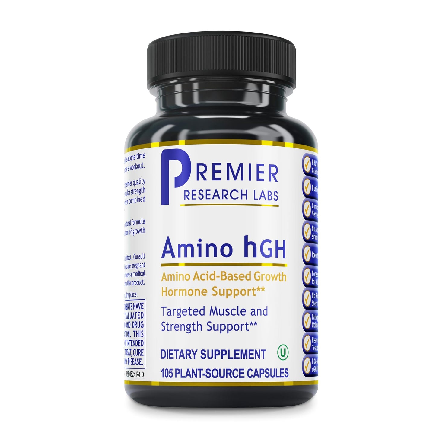 Premier Research Labs Amino HGH - HGH Supplements for Men, HGH Supplements for Women, Amino Acids, L-Arginine, L-Lysine, HGH Enhancer, Support Human Growth Hormone and Muscle Growth - 105 Capsules Premier Research LabsBuy Supplements Australia