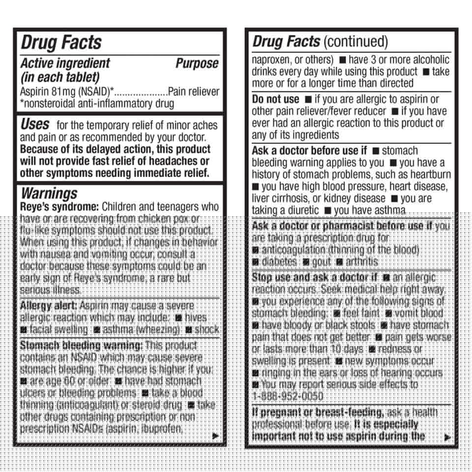 HealthA2Z Aspirin 81mg Low Strength | Enteric Coated | 24 Packs of 40 Counts (960 Tablets Total) | Value Package HealthA2ZBuy Supplements Australia
