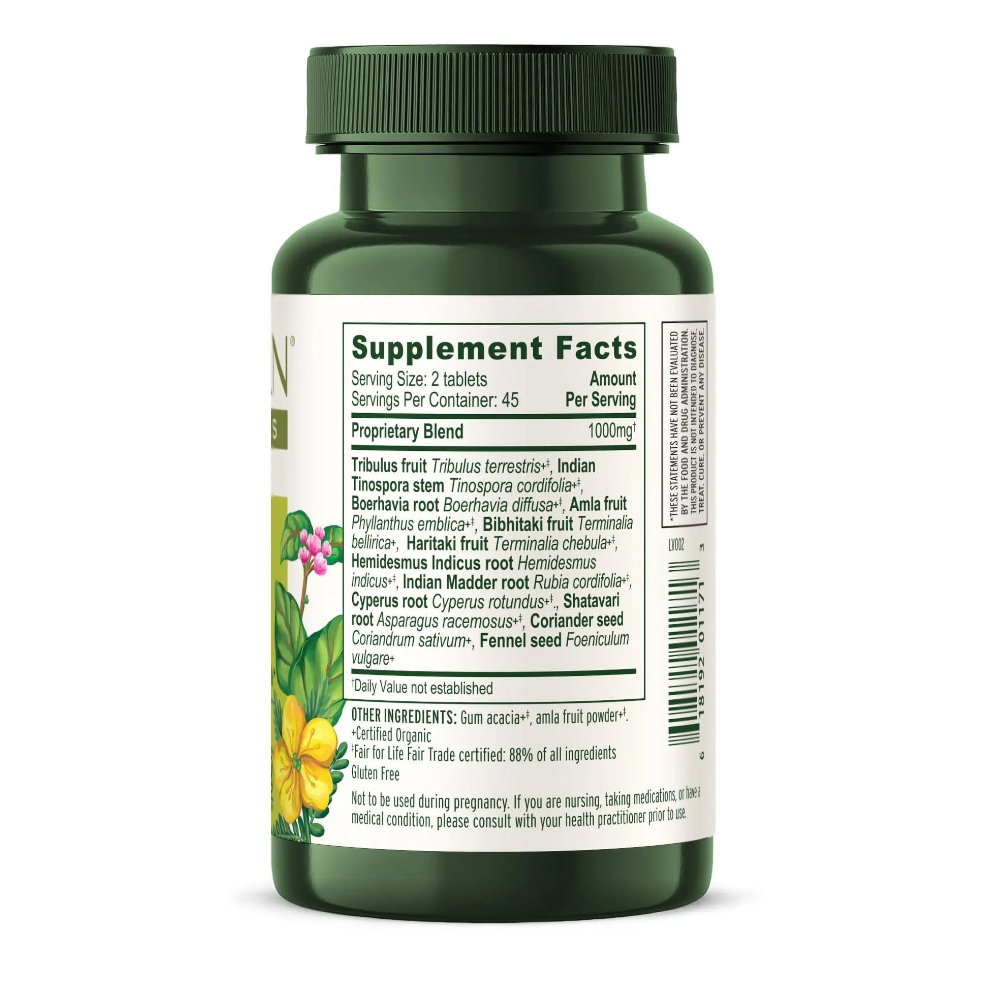Banyan Botanicals Organic Kidney Formula–Urinary Tract Support & Detox Supplement–Gokshura & Punarnava for Fluid Balance & Systemic Cleansing–Cooling Genitourinary Tonic-90 Tablets-USDA Organic Banyan BotanicalsBuy Supplements Australia
