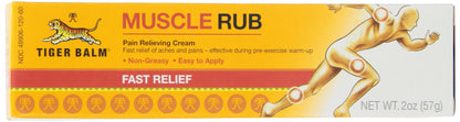Tiger Muscle Rub Topical Analgesic Cream 2 Ounces (57 g) (Pack of 4) Tiger BalmBuy Supplements Australia