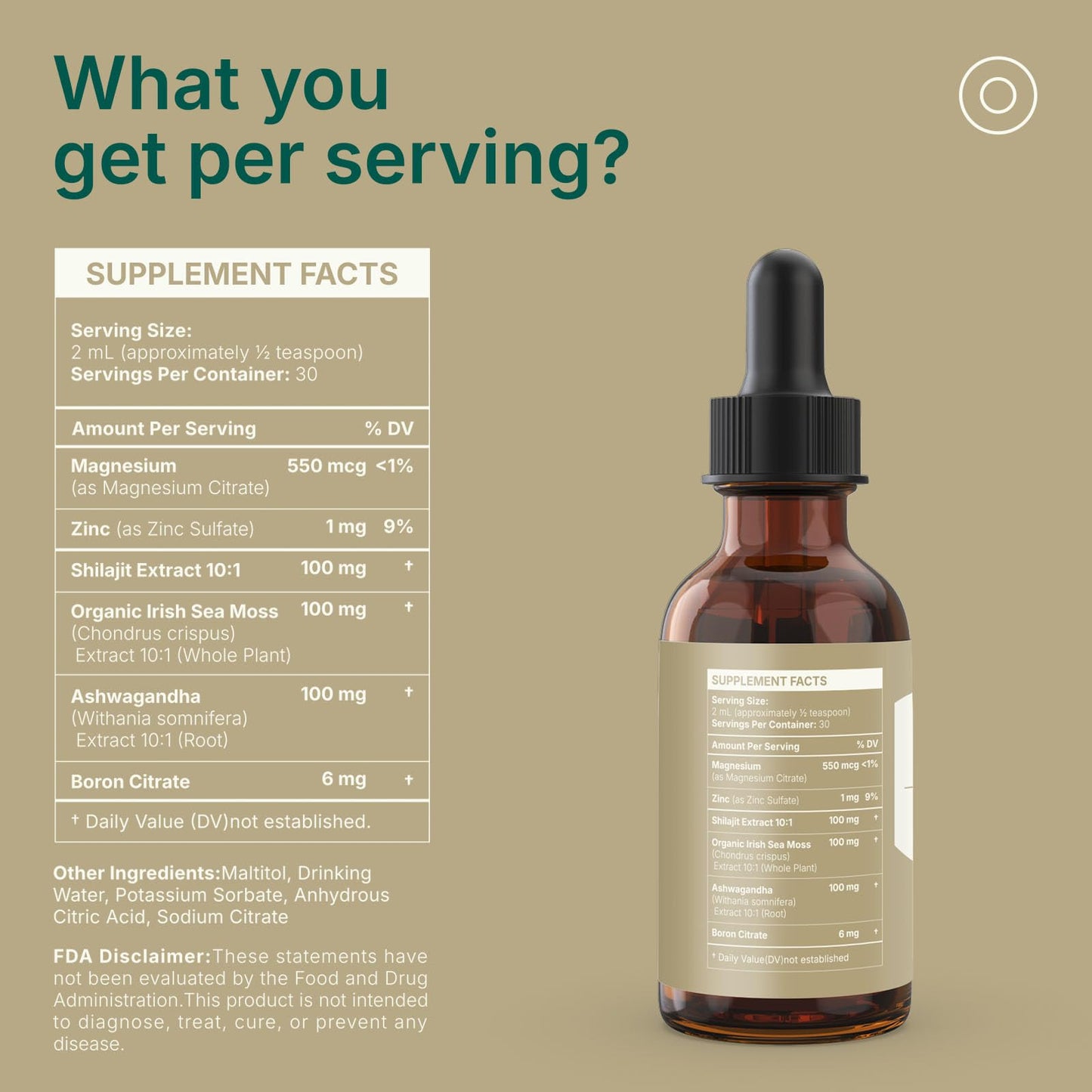 JOHN RAMBO Shilajit Liquid Drops with Sea Moss, Ashwagandha, Zinc, and Magnesium – Liquid Multimineral Supplement for Women and Men – Terra Mineral JOHN RAMBOBuy Supplements Australia