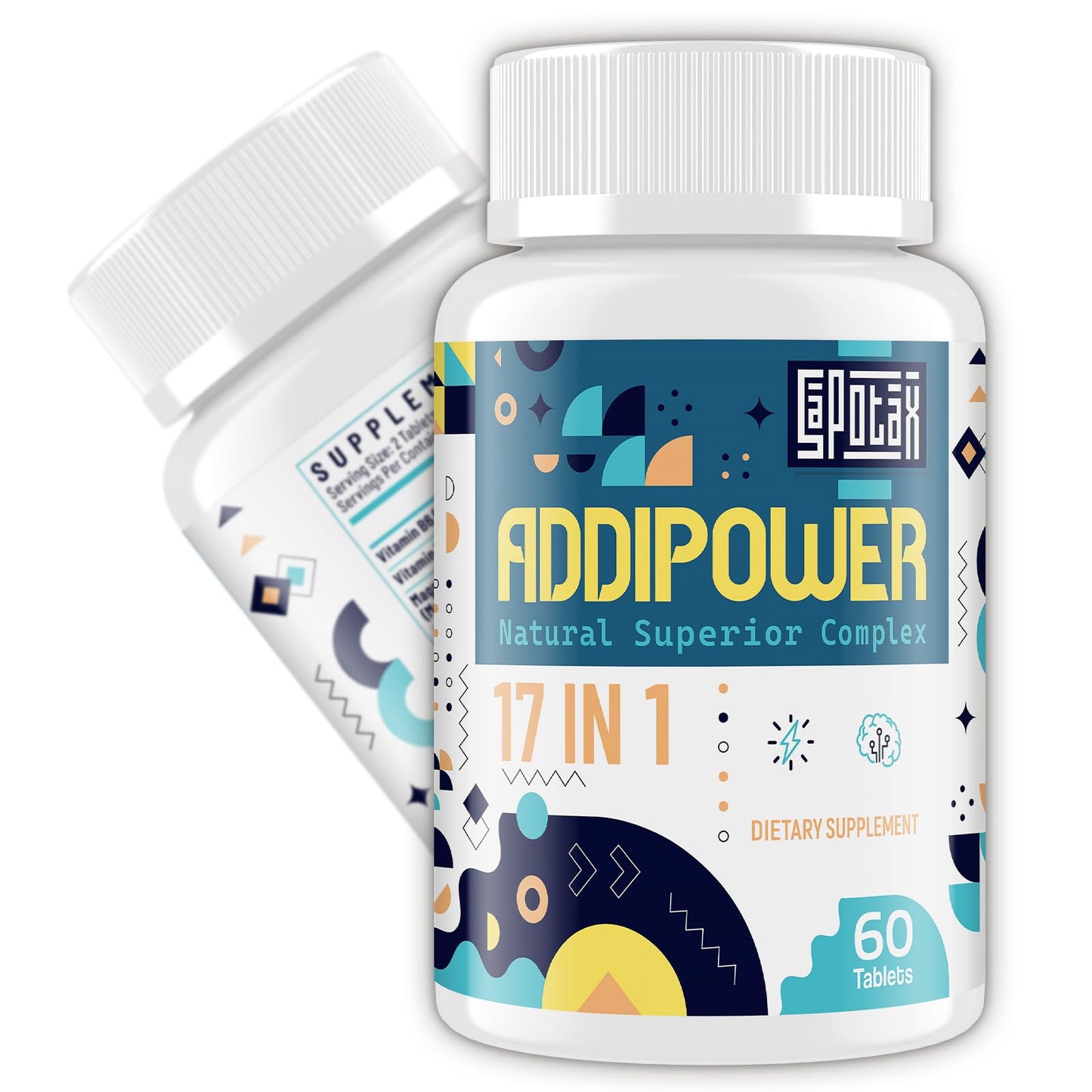 17-in-1 Brain Supplement for Memory and Focus | Nootropic Brain Supplement for Mental Clarity, Concentration, Alertness | Natural Nootropics with Herbal Extracts, Vitamins & Amino Acids (60 Tablets) SapotaxBuy Supplements Australia
