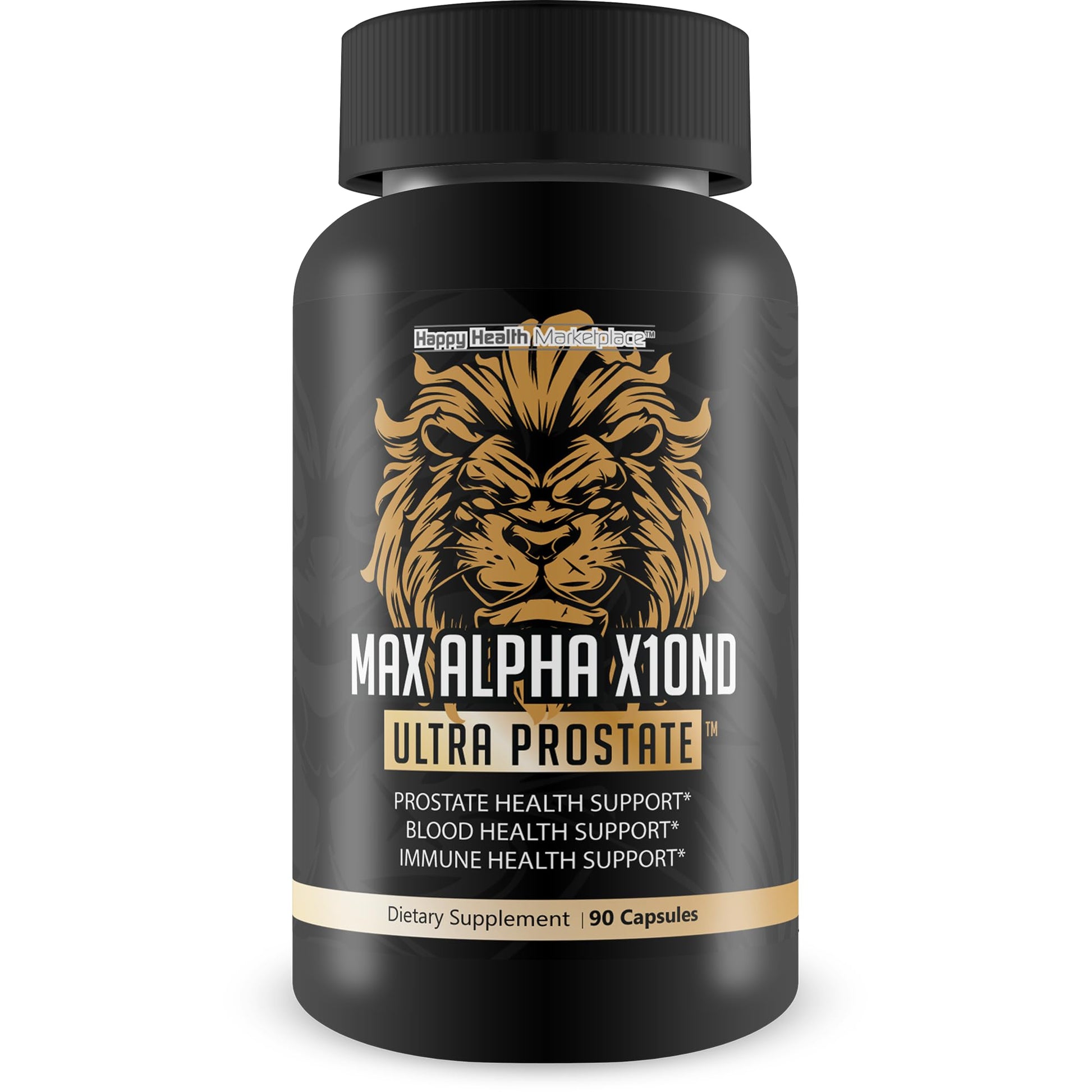 Max Alpha X10ND Ultra Prostate - T Prostate Support for Men - Promote Energy & Endurance - Blood Flow Support for Prostate Health with Vitamin D, Ginseng, Green Tea, & Zinc - Immune Support Benefits Happy Health MarketplaceBuy Supplements Australia