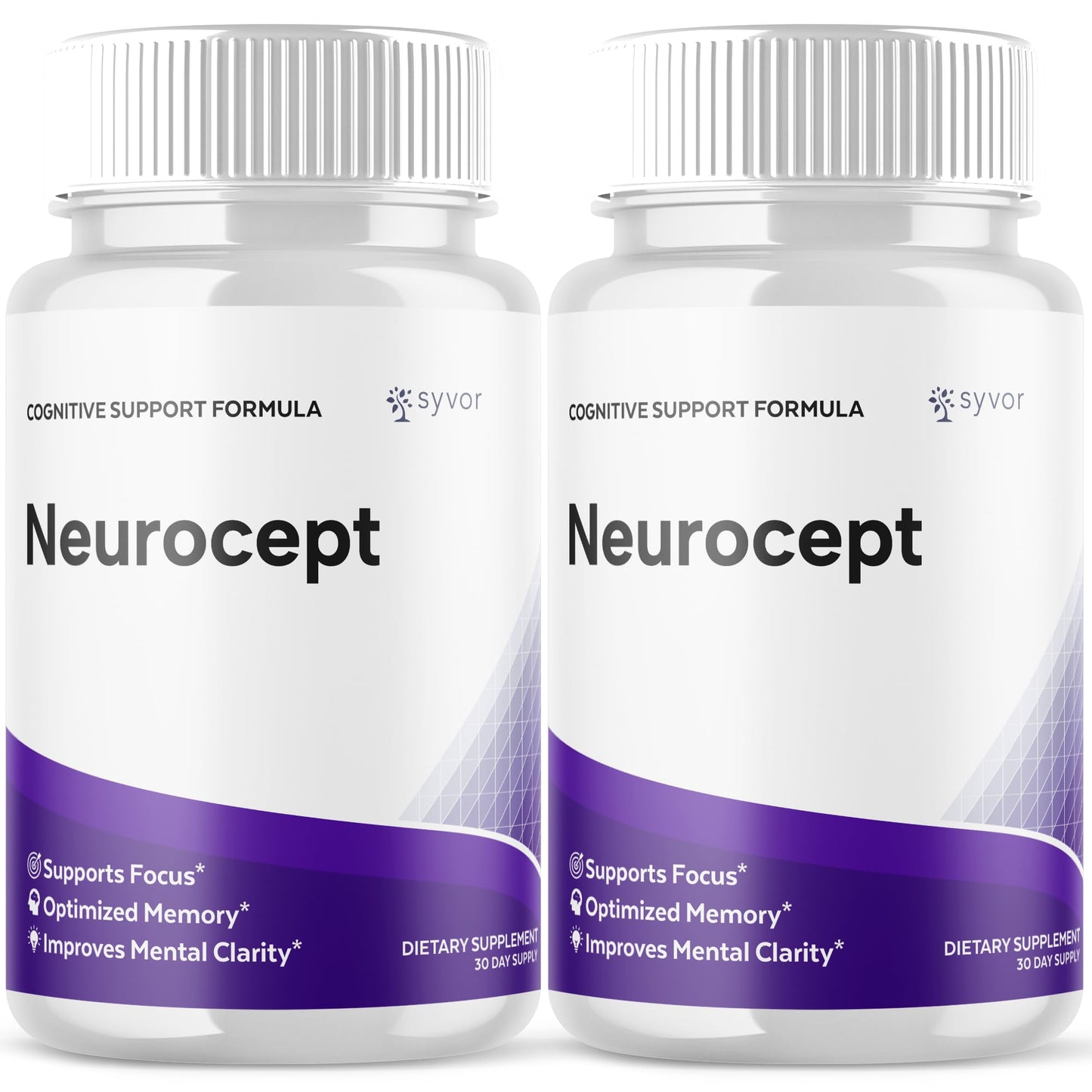 (2 Pack) Neurocept Capsules, Official Neurocept Brain Supplement Pills with All Natural Ingredients, Advanced Formula Support Pills with Max Strength Premium Vitamins for Women & Men (120 Capsules) SyvorBuy Supplements Australia