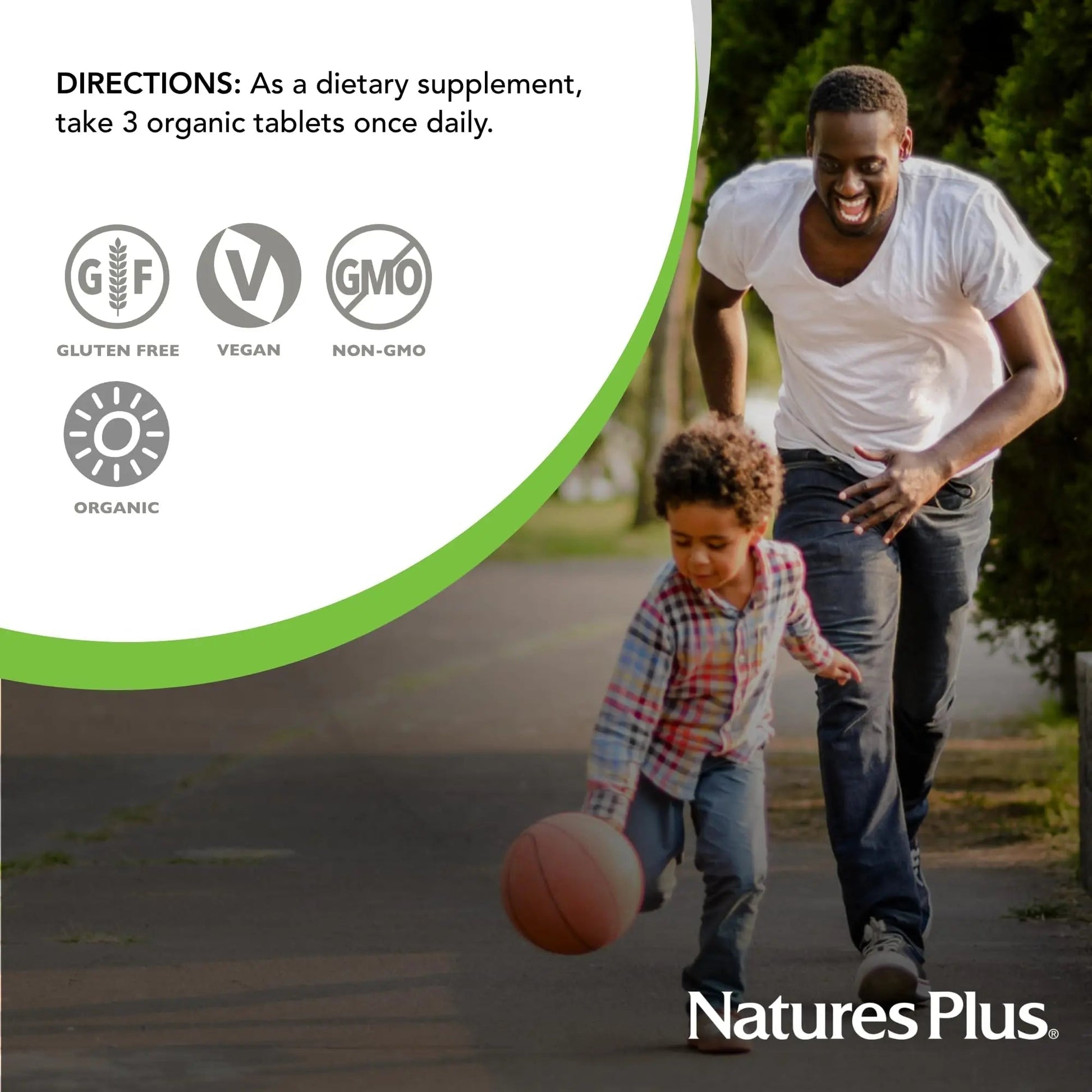 NaturesPlus Source of Life Garden Men’s Multivitamin - 90 Tablets - Supports Energy & Healthy Immune System Nature's Plus