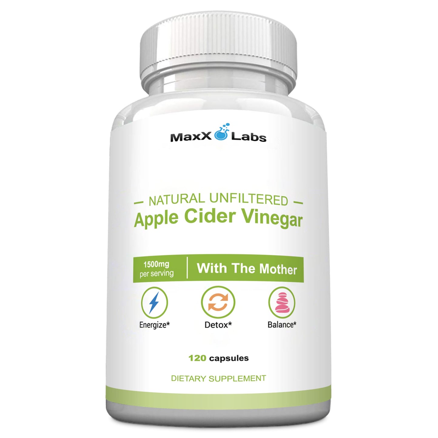 Apple Cider Vinegar Capsules with The Mother - Healthy Keto Diet Supplements MaxX LabsBuy Supplements Australia