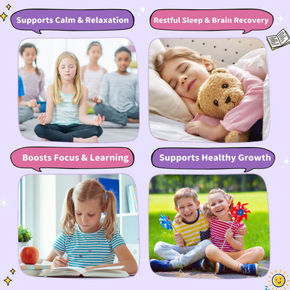 Magnesium Glycinate Liquid for Kids - Magnesium Bisglycinate Drops with L-Theanine, Chamomile & Vitamin B6, B12, C, D3 for Sleep, Relaxation, Immune Support, Calm & Focus - 2 Fl Oz, Strawberry Flavor CFILIHTCBuy Supplements Australia