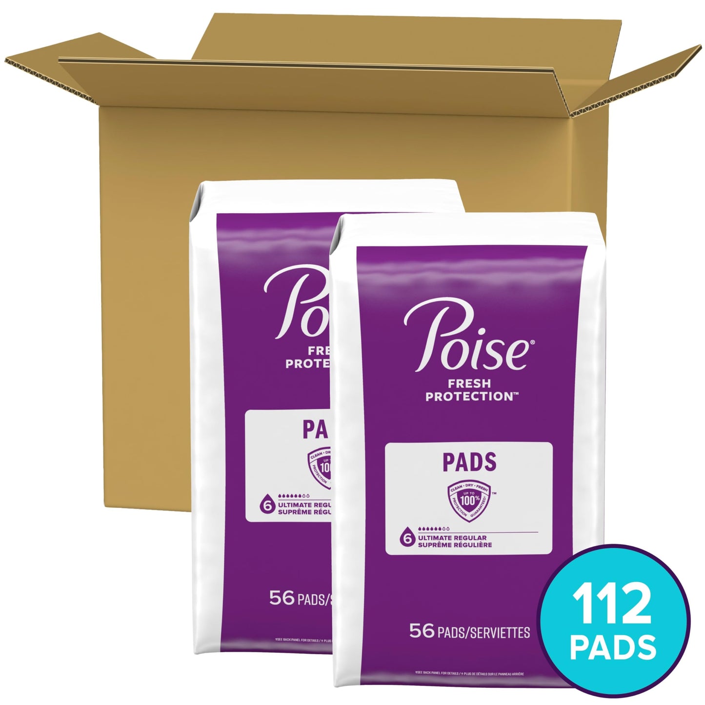 Poise Incontinence Pads & Postpartum Incontinence Pads, 6 Drop Ultimate PoiseBuy Supplements Australia