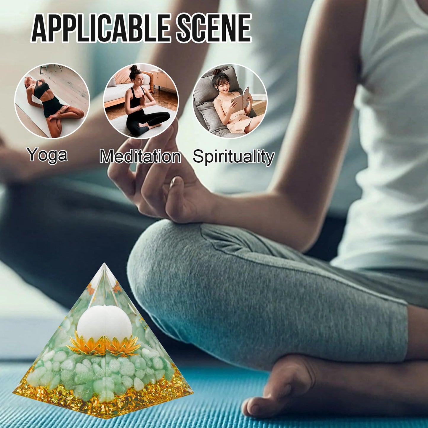 MrMrKura Orgone Pyramids Orgone Energy Pyramid Flower of Life Crystals Organite Obsidian MrMrKuraBuy Supplements Australia