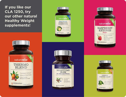 NatureWise CLA 1250 Support Exercise Naturally (2-Month Supply), Support Fitness goals NatureWiseBuy Supplements Australia